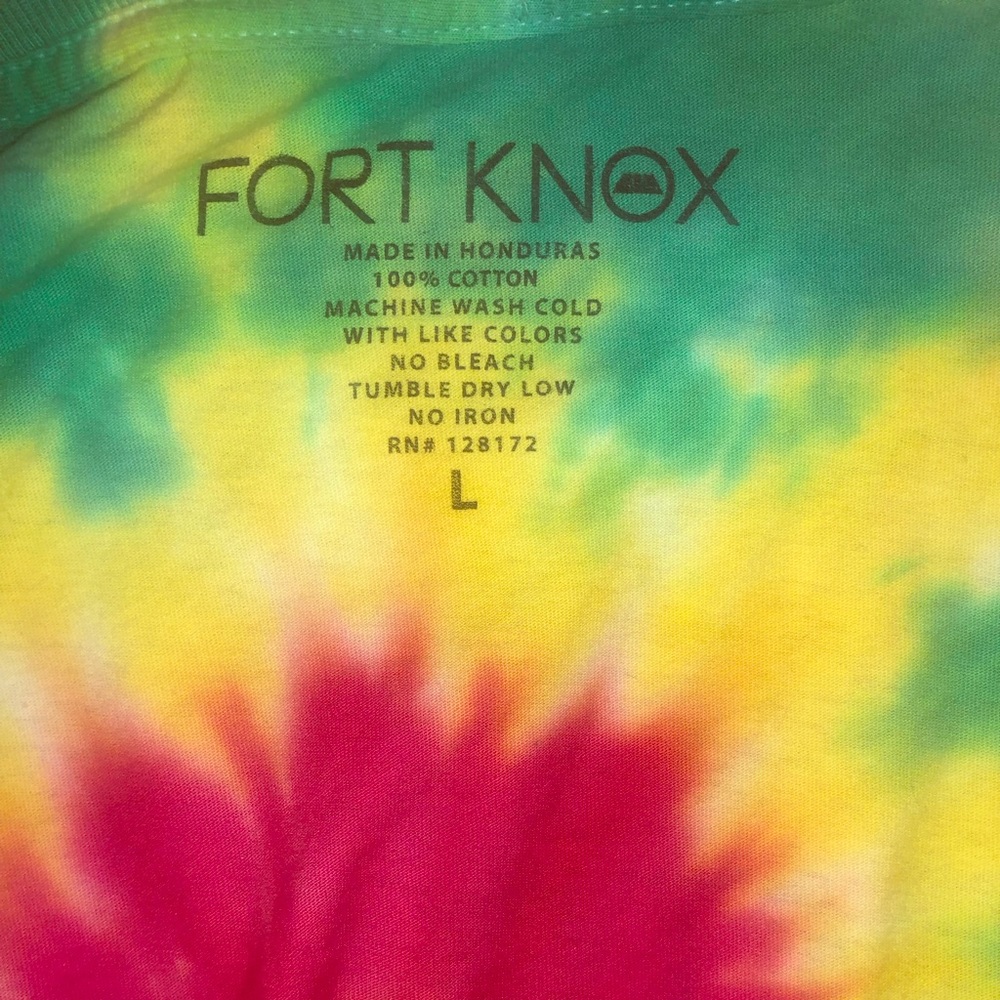Trippin tie dye Tee with frail